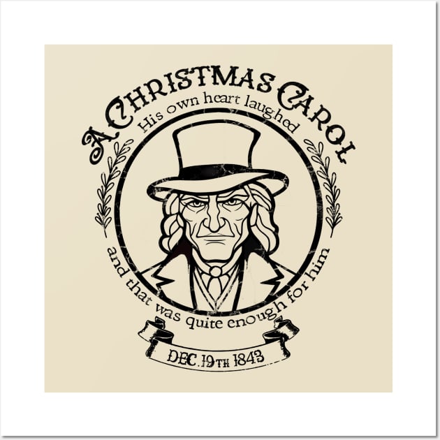 A Christmas Carol vintage design Wall Art by PoeticTheory